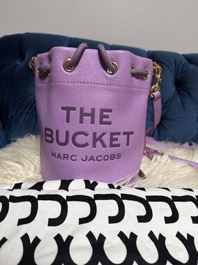 Marc Jacobs Lilac 'The Bucket' Leather Crossbody